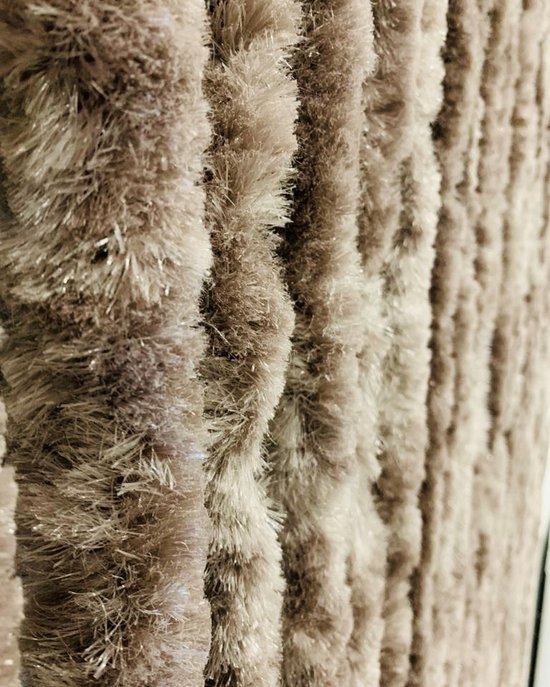 Kattenstaart vliegengordijn Taupe 90x220 cm van Merkloos — afbeelding 4