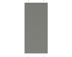 vidaXL - Plissé - rolgordijn - 95x200 - cm - stofbreedte - 94,4 - cm - antraciet