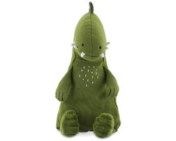 Trixie Knuffel - Mr. Dino - Dieren Pluche - Dinosaurus - Eerste knuffel voor Baby - 100% biologisch katoen - Klein