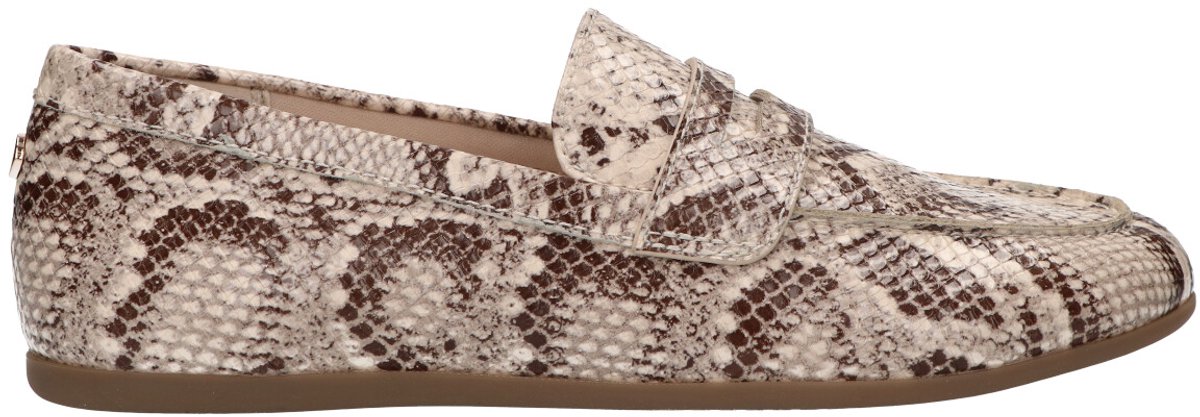 La Strada Loafer beige snake dames