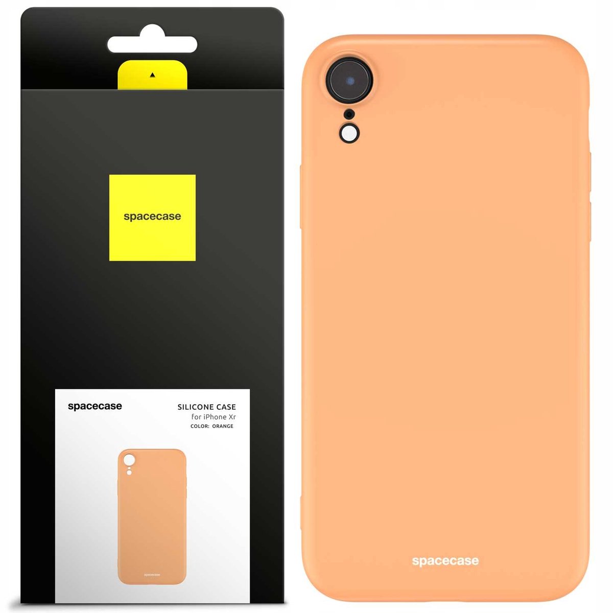 Spacecase Siliconen Hoesje Voor Iphone Xr Oranje