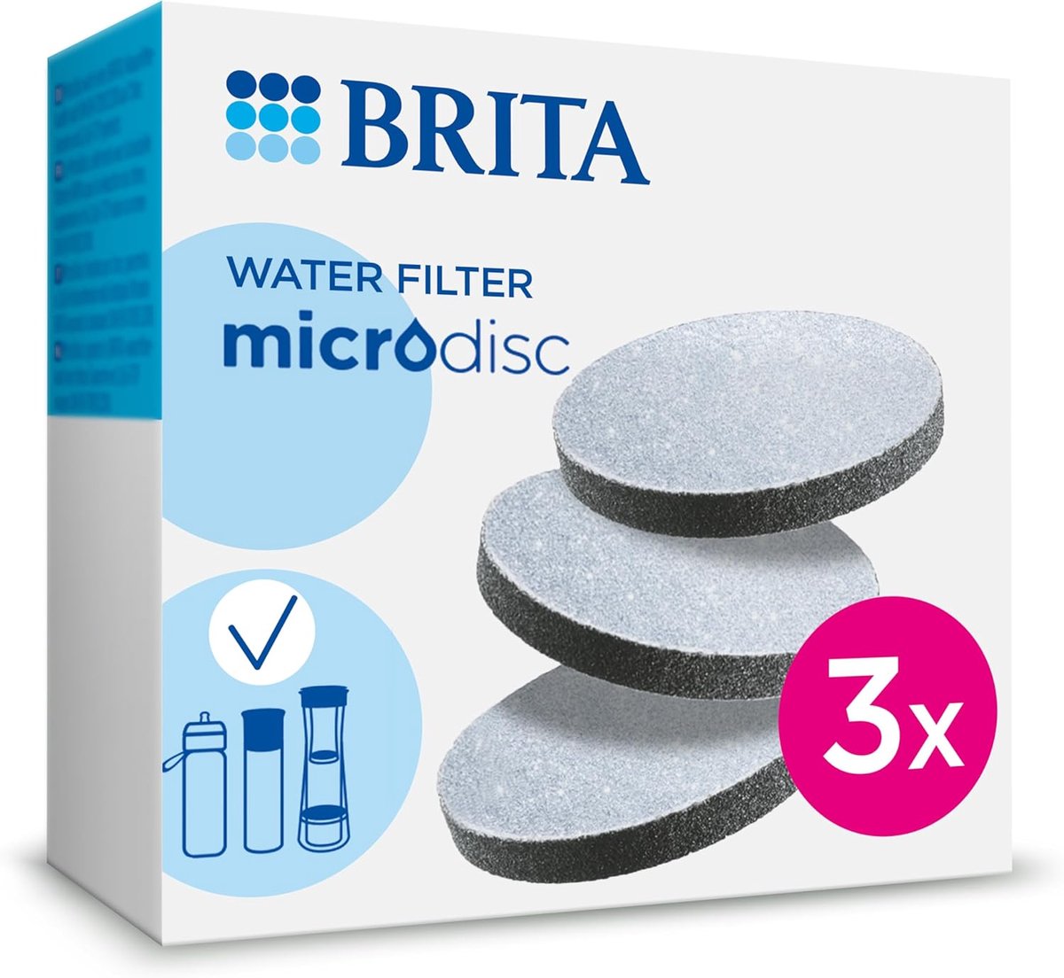 Waterfilter MicroDisc - 3 Stuks voor Fris Drinkwater