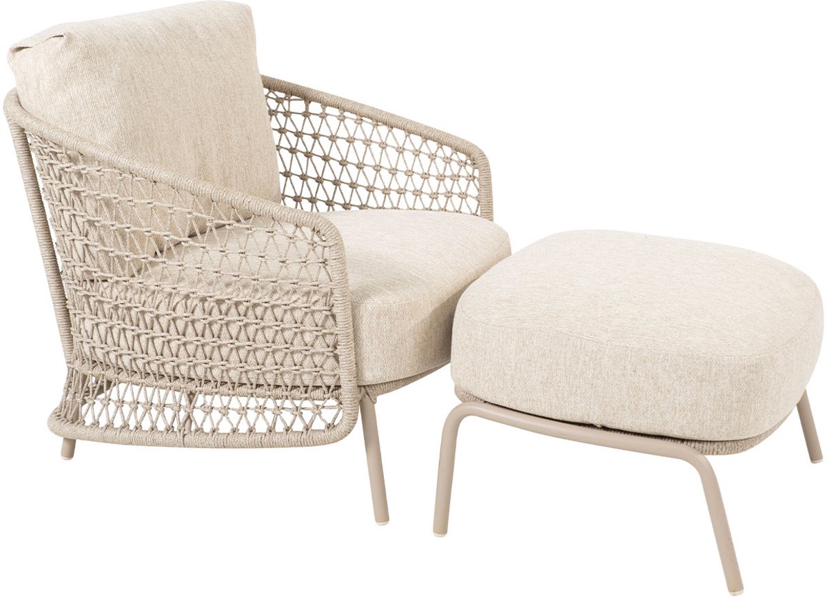 4 Seasons Outdoor Puccini repose-pieds - latte