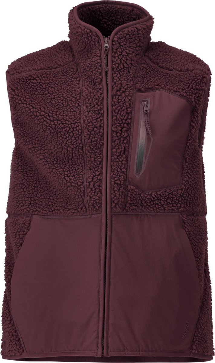 Mascot Customized Bodywarmer met rits 22465-682 - Bordeaux - 2XL