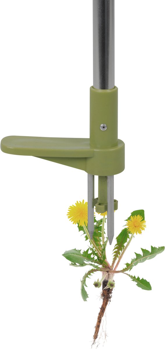 Kinzo Onkruidsteker - Tuingereedschap met Lange Steel - Onkruidverwijderaar met Drie Tanden - Ergonomisch Ontwerp - 100 cm van Merkloos	 — afbeelding 2