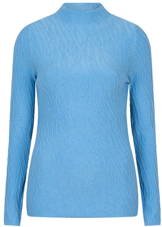 Lofty Manner Trui Sweater Fleur Qa071 400 Blue Dames Maat - XS