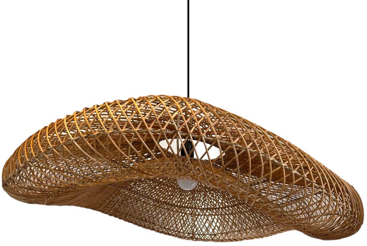 Rotan hanglamp Juna -Ø90cm- 4Shine