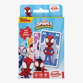 Disney Junior 4 in 1 kaartspel - Spidey Amazing friends - Marvel spiderman - Shuffle - spel kaarten - 33x speelkaart