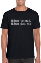 T-shirt drôle avec texte - Je ne suis pas vieux, je suis classique | Taille XL | T-shirt drôle pour homme/femme - 100% coton - T-shirt drôle avec dictons, phrases et textes