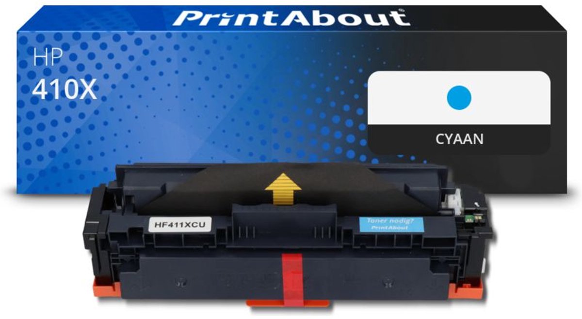HP 410X (CF411X) toner cyaan Huismerk