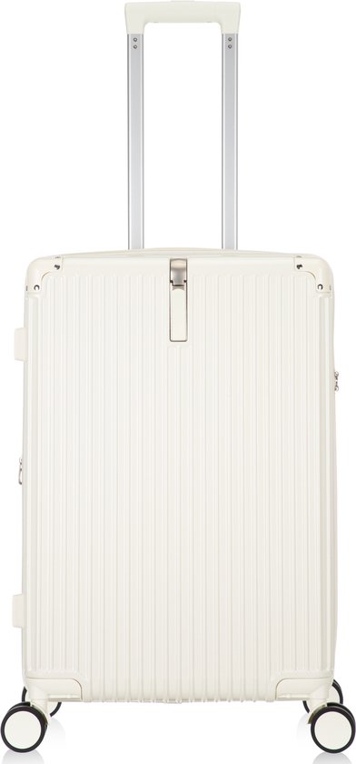 Kono 55cm Handgepäck Hartschalen-Koffer Trolley Rollkoffer Reisekoffer mit USB-Ladeanschluss und TSA-Schloss, marineblauw, 20'', Koffer