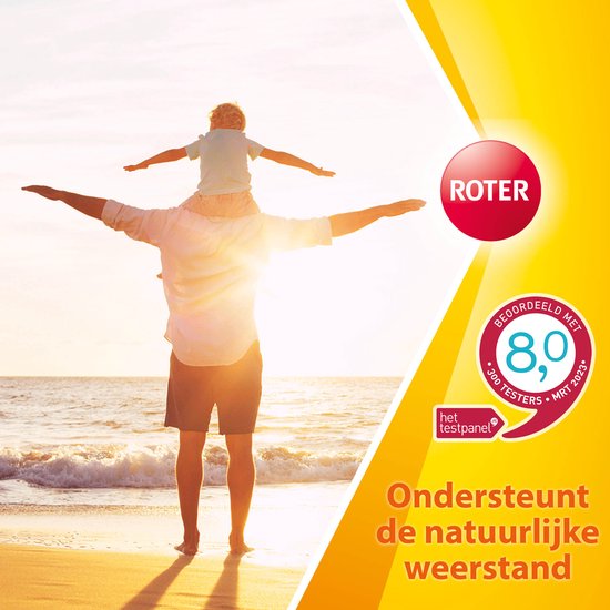 Roter Vitamine C 500mg Hooggedoseerd - Hoge dosering vitamine C ter ondersteuning van je weerstand - 50 kauwtabletten met citroensmaak