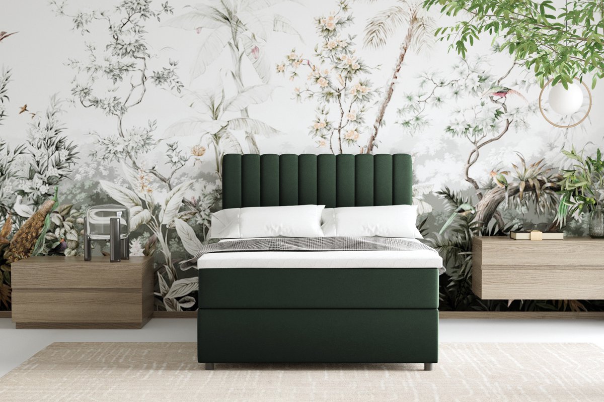 Panda Mobel Everest Boxspring 120 x 200 cm met Bonell-matras - afbeelding 2