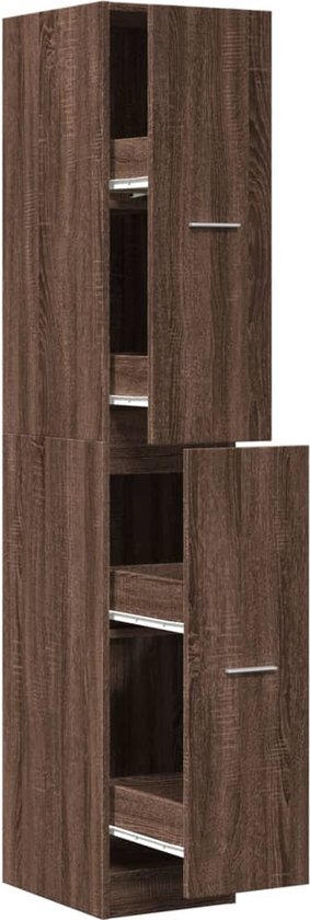 VidaXL Apothekerschrank Artisan-Eiche - 30x41x174,5 Cm Mit 4 Schubladen