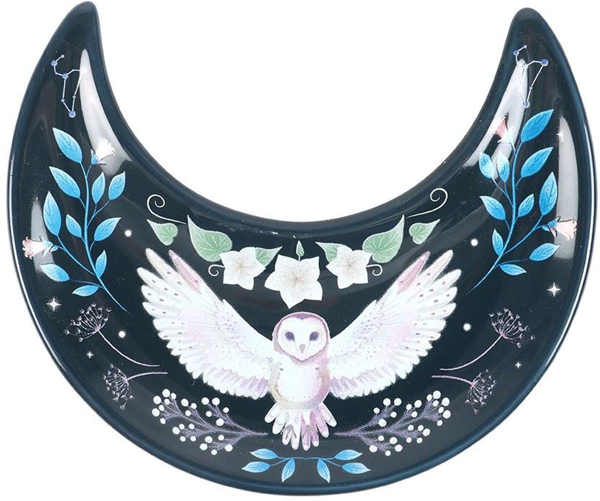 Something Different - Crescent Moon Owl Decoratie schaaltje - Multicolours
