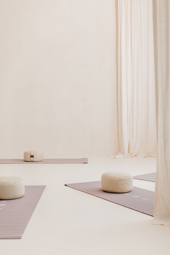 Meditatiekussen eco sand rond - Lotus - Yoga kussen van Merkloos — afbeelding 5