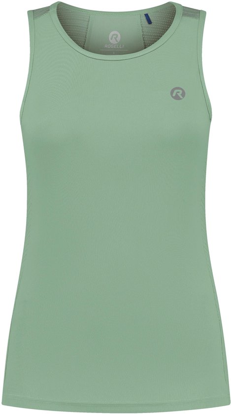 Rogelli Core Hardloop Singlet Dames - Tanktop - Sportshirt Mouwloos - Mintgroen - Maat M