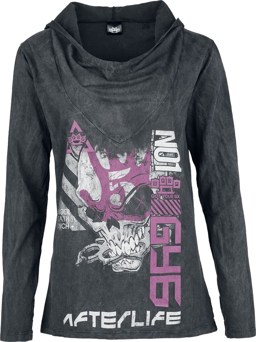 Five Finger Death Punch AfterLife Dames Shirt met lange mouwen - grijs - M