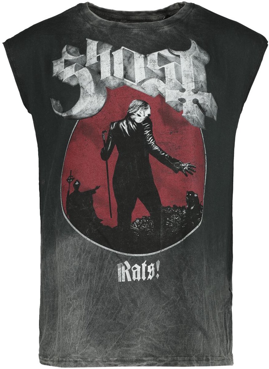Ghost Rats Heren Tanktop - grijs - L