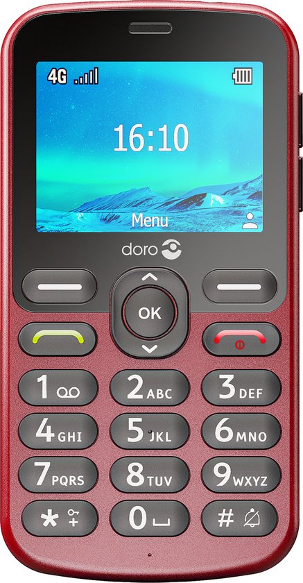 Doro 6040 Téléphone pour Seniors Rouge Gratuit