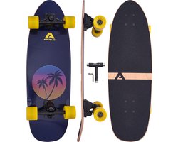 Apollo Mini Cruiser Longboard Surfskate Pro Miami Sunset