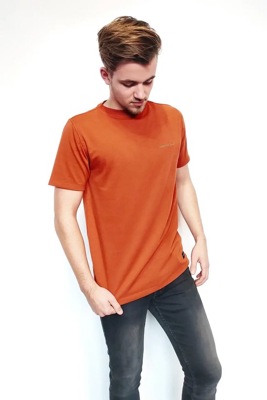 common | era - T-shirt Hiland - BurnedOrange - maat XL