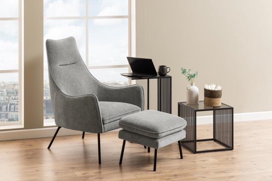 Laptoptafel Diego MDF Zwart - Giga Living