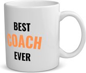 Akyol - best coach ever koffiemok - theemok - Coach - de beste coach - sport - verjaardagscadeau - verjaardag - cadeau - cadeautje voor coach - coach artikelen - kado - geschenk - gift - 350 ML inhoud