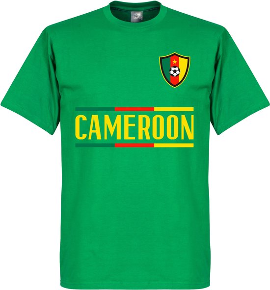 Kameroen Team T-Shirt - Groen - XL