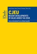 CJEU - Recent Developments in Value Added Tax 2018