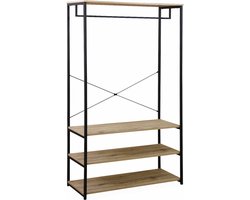 sweeek - Garderobe, kapstok, loft, 100 x 40 x 167cm