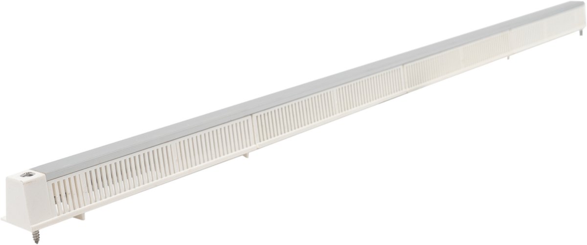 Airace aluminium wit buitenrooster - Regeninslagvrij buitenrooster - Type GS-588-AWO