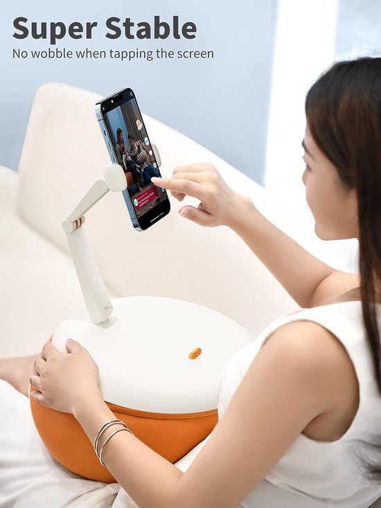 Allecto- Telefoonhouder voor aan de muur - Opladen - Schadevrij