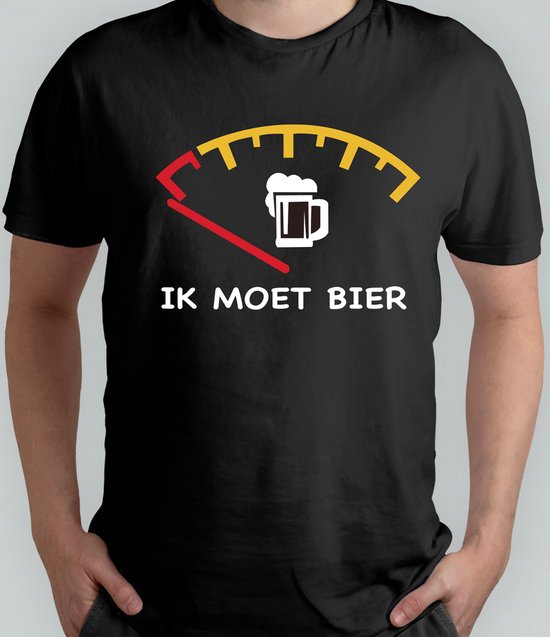 IK MOET BIER - T Shirt - BeerLover - Gift - Cadeau - CraftBeer - BeerMe - BeerLife - HoppyHour - Bierliefhebber - AmbachtelijkBier - BierMij - BierLeven