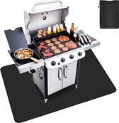 BBQ mat - barbecue vloermat - antislip - 152 x 122 cm - bbq kleed - beschermmat