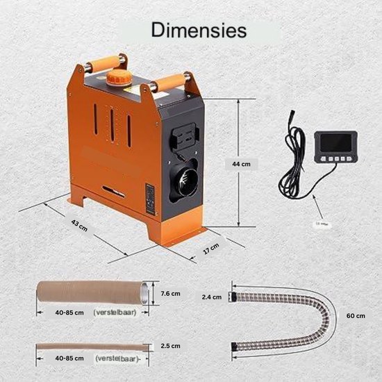 Pistolet à air chaud 220V avec buses et télécommande