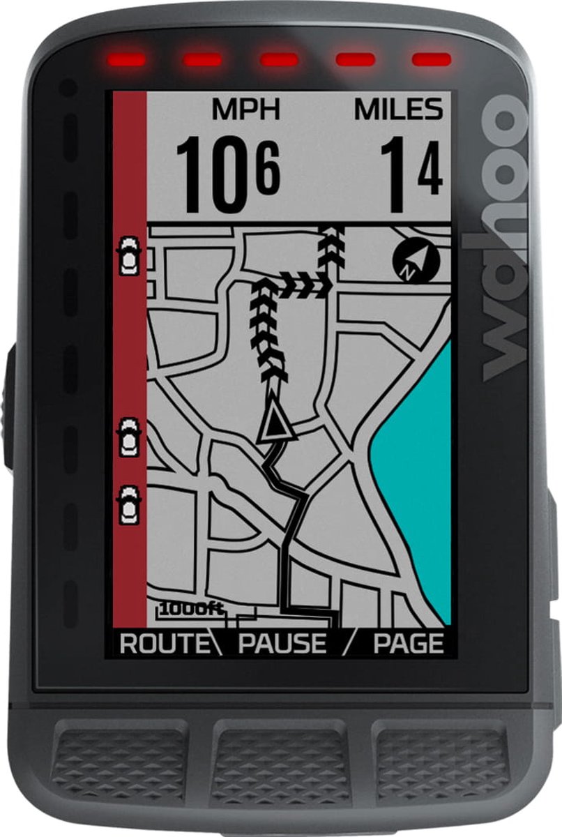Wahoo ELEMNT ROAM Bundel Fietscomputer - TICKR Stealth thumbnail 7