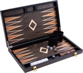 Backgammon 18'' en bois d'ébène