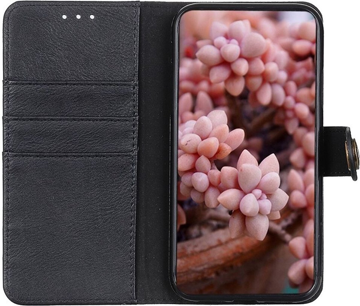 KHAZNEH Nokia G42 Hoesje Portemonnee Book Case Zwart