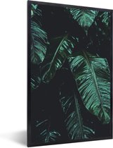 Fotolijst incl. Poster - Jungle - Palmboom - Bladeren - Tropisch - 20x30 cm - Posterlijst