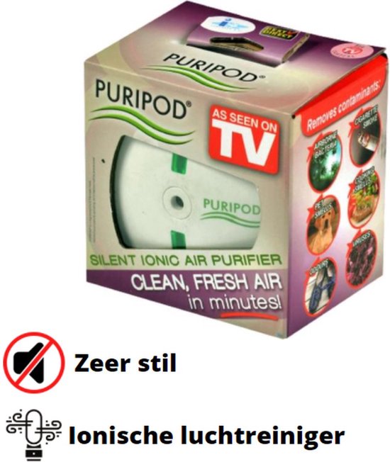 Puripod - Luchtreiniger met Ionisator - Luchtverfrisser