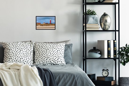 Photo encadrée - Cadre photo Phare aux Nederland noir sans passe partout 30x20 cm - Affiche encadrée (Décoration murale salon / chambre)