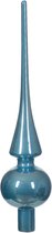 Decoris Piek - bleu glacier - verre - Cime de sapin de Noël - brillant - 26 cm