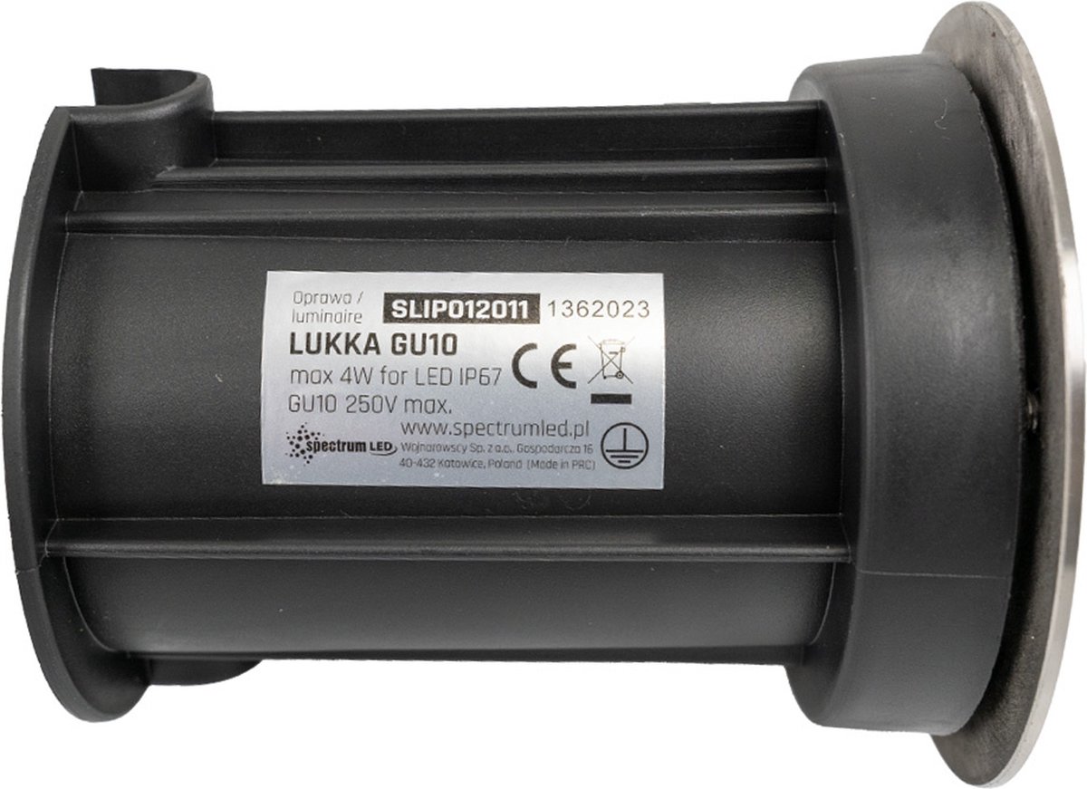 Spectrum - LED Grondspot Rond - GU10 fitting - IP67 waterdicht