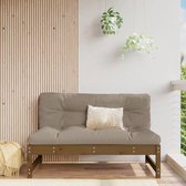 The Living Store Middenbank Tuinterras - 120x84x70 cm - Massief grenenhout - Honingbruin