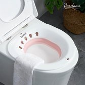Vardaan Yoni Steam Chear - steam chair vaginal steaming - bidet - Foldable toilet seat - Vardaan Yoni Steam Chair -Yoni Stoomstoel- vaginaal stoombad -pink