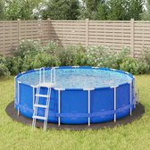 The Living Store Tapis de sol pour piscine - Accessoires de piscine - 428 cm - Géotextile durable et respirant