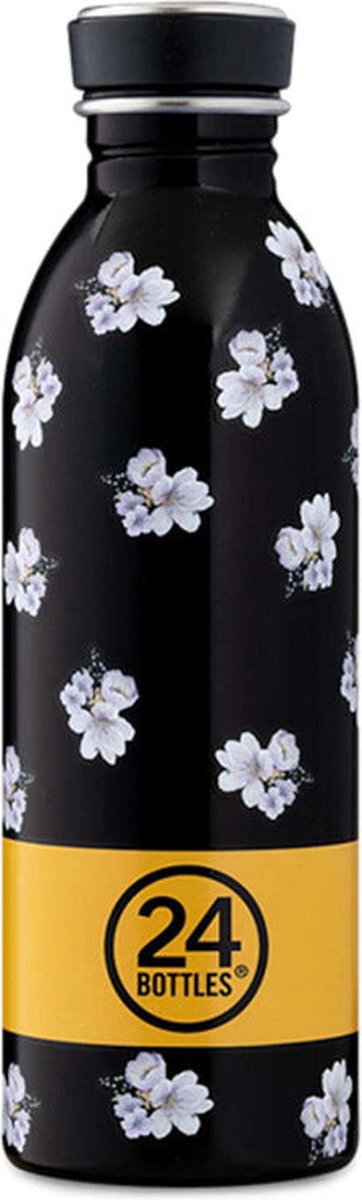 Urban Bottle Print Trinkflasche 500 Ml - Edelstahl, Doppelwandig Isoliert, Spülmaschinengeeignet, Farbe: Sunrise Jade