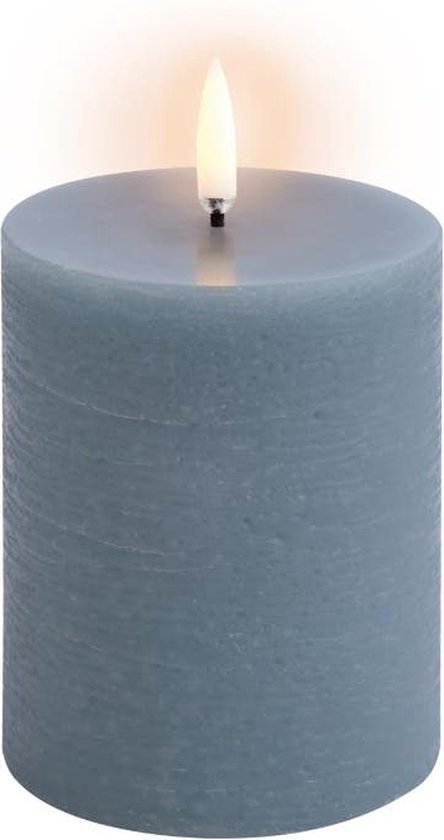 Uyuni LED-Kaars - Hazy Blue - 7,8 cm x 10,1 cm