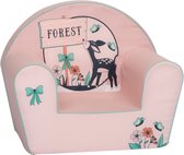 Bol.com Kinderstoel met schuimvulling kinderstoel meisjes babystoel met afneembare overtrek stoel voor kinderen kindermeubel 9 m... aanbieding